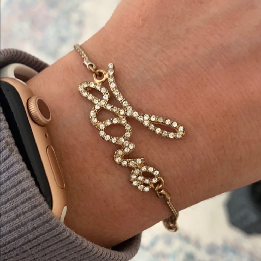 Love crystal bracelet